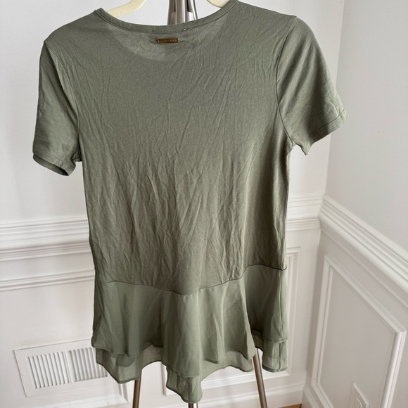NWT Michael Kors Olive Green Women's Top size Small - Picture 2 of 5